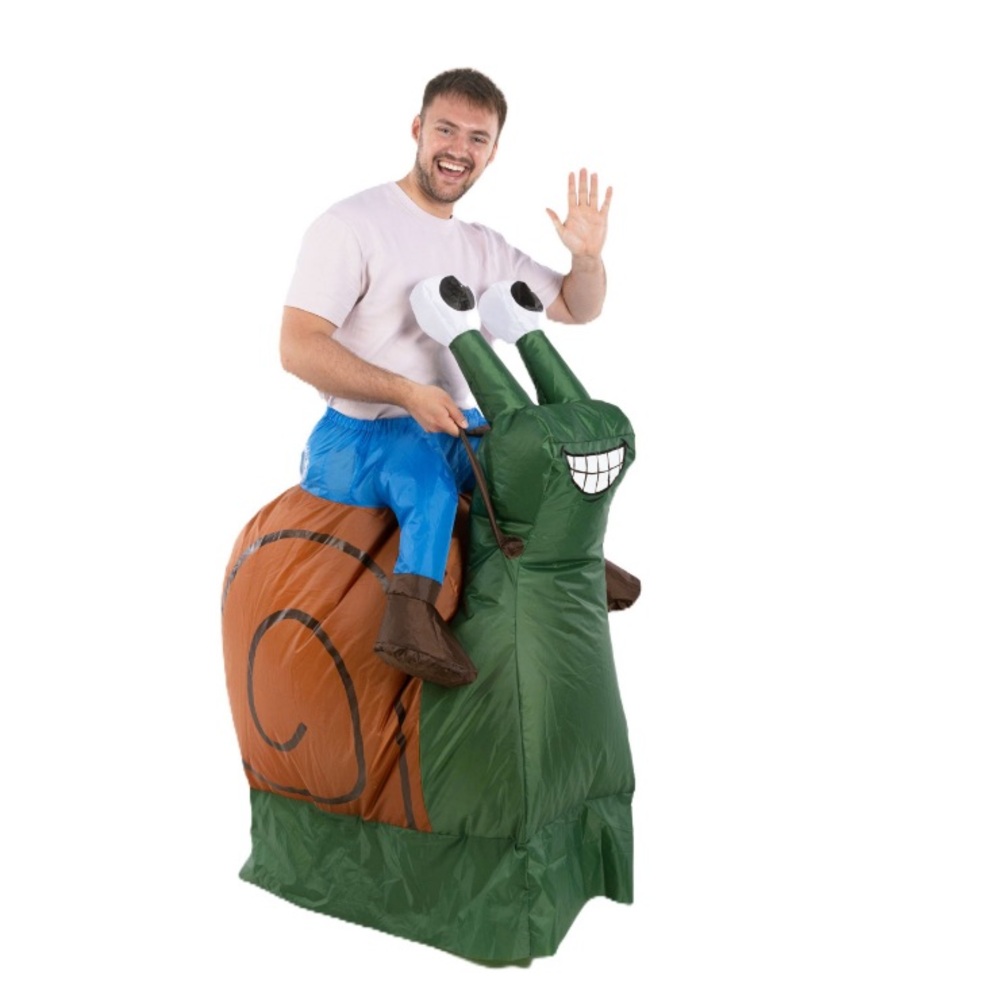Morph costumes snail ride on adult inflatable costume. NWT